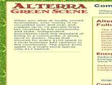 Tablet Screenshot of greenscene.alterra-wv.com